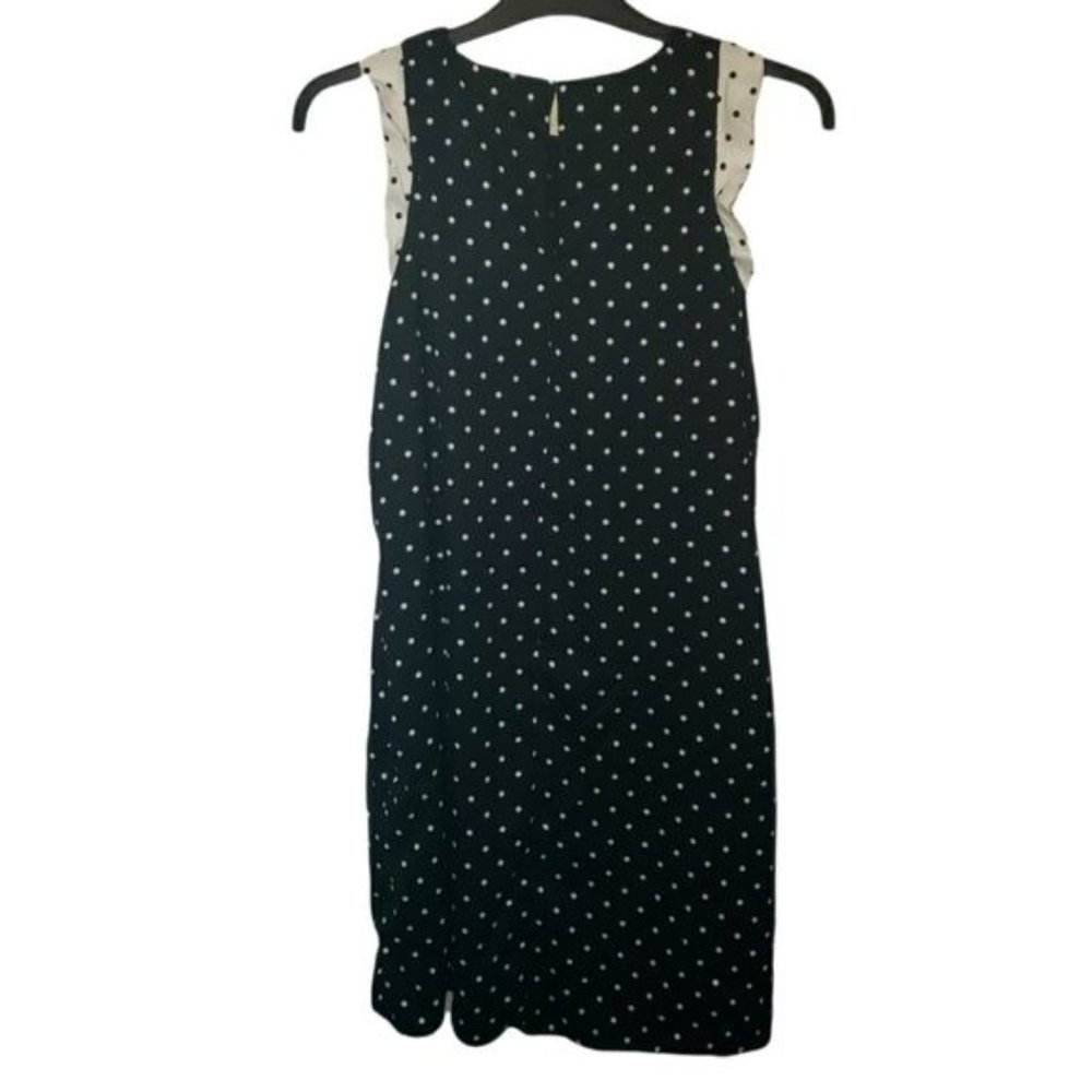 Ann Taylor Petite Polka-dot Mini Dress Medium - Picture 3 of 7